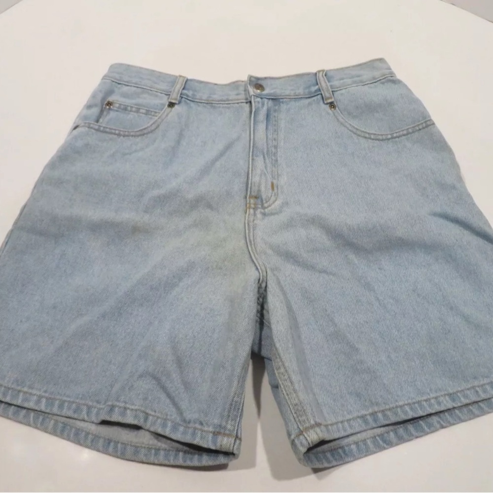 Arizona Denim Shorts - Girls Size 16 1/2 Womens 8 - Light Blue Denim